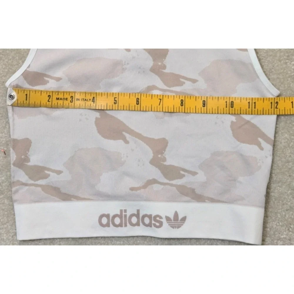 Adidas Intimates Brami Women's M Nude Camo NWT